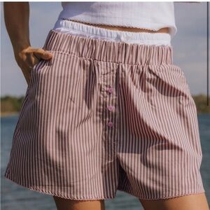 NWT Daily Drills Pointelle Layered Poplin
Resort Shorts XS/S